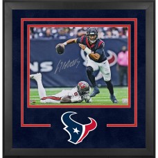 C.J. Stroud Houston Texans Autographed Fanatics Authentic Deluxe Framed 16 x 20 Escape from Pocket Photograph