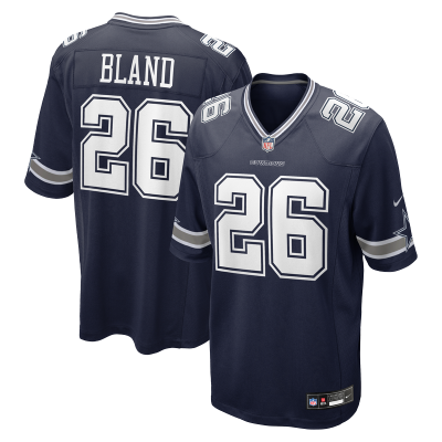 Джерси Dallas Cowboys DaRon Bland Nike Navy Game