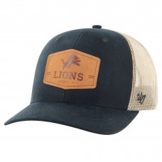 Бейсболка Detroit Lions 47 Dark Navy/Natural Rawhide Trucker