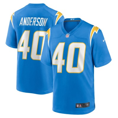 Игровая джерси Stephen Anderson Los Angeles Chargers Nike  Game -  Powder Blue