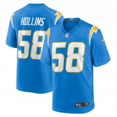 Игровая джерси Justin Hollins Los Angeles Chargers Nike  Game -  Powder Blue