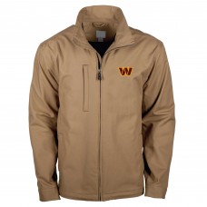 Кофта на молнии Washington Commanders Dunbrooke Journey Workwear Tri-Blend - Tan