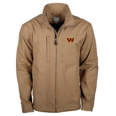 Кофта на молнии Washington Commanders Dunbrooke Journey Workwear Tri-Blend - Tan