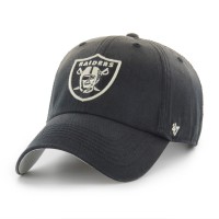 Бейсболка Las Vegas Raiders 47 Black Dusted Clean Up