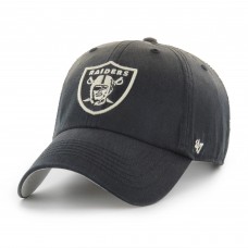 Бейсболка Las Vegas Raiders 47 Black Dusted Clean Up