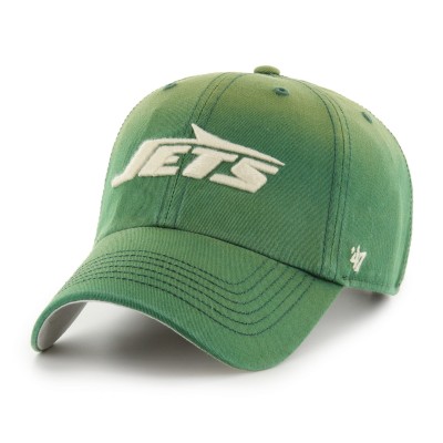 Бейсболка New York Jets 47 Green Dusted Relaxed Clean Up