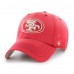 Бейсболка San Francisco 49ers 47 Scarlet Dusted Clean Up