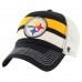 Бейсболка Pittsburgh Steelers 47 Black Clubhouse Boon Clean-Up Trucker