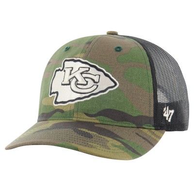Бейсболка Kansas City Chiefs 47 Camo Trucker
