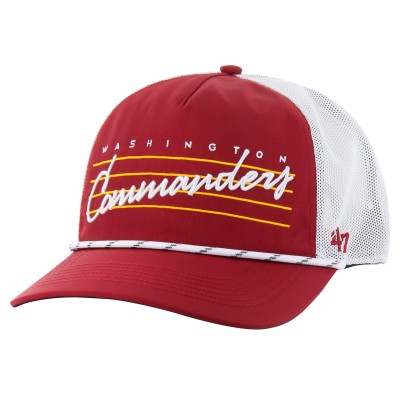 Бейсболка Washington Commanders 47 Downburst Relaxed Hitch Trucker - Burgundy/White