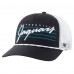 Бейсболка Jacksonville Jaguars 47 Black/White Downburst Relaxed Hitch Trucker