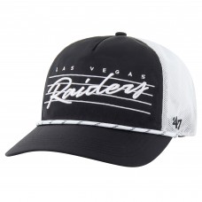 Бейсболка Las Vegas Raiders 47 Downburst Relaxed Hitch Trucker - Black/White Бейсболка Las Vegas Raiders 47 Downburst Relaxed Hitch Trucker - Black/White