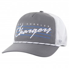 Бейсболка Los Angeles Chargers 47 Gray/White Downburst Relaxed Hitch Trucker Бейсболка Los Angeles Chargers 47 Gray/White Downburst Relaxed Hitch Trucker