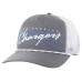 Бейсболка Los Angeles Chargers 47 Gray/White Downburst Relaxed Hitch Trucker Бейсболка Los Angeles Chargers 47 Gray/White Downburst Relaxed Hitch Trucker