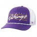 Бейсболка Minnesota Vikings 47 Purple/White Downburst Relaxed Hitch Trucker