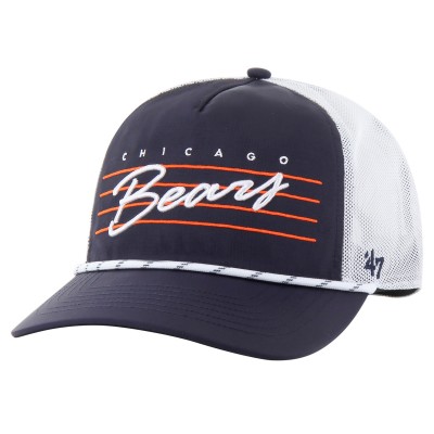 Бейсболка Chicago Bears 47 Navy/White Downburst Relaxed Hitch Trucker