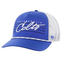 Бейсболка Indianapolis Colts 47 Royal/White Downburst Relaxed Hitch Trucker