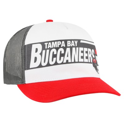 Бейсболка Tampa Bay Buccaneers 47 Stack Line Hitch Trucker - White/Red