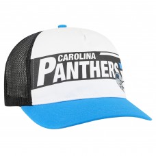 Бейсболка Carolina Panthers 47 White/Blue Stack Line Hitch Trucker