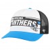 Бейсболка Carolina Panthers 47 White/Blue Stack Line Hitch Trucker
