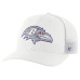 Бейсболка Baltimore Ravens 47 White Snowball Trophy Stretch Fit Бейсболка Baltimore Ravens 47 White Snowball Trophy Stretch Fit