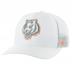 Cincinnati Bengals 47 White Snowball Trophy Stretch Fit Hat