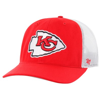 Kansas City Chiefs 47 Team Unstructured Trucker Adjustable Hat - Red/White