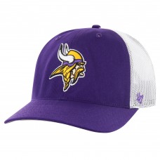 Бейсболка Minnesota Vikings 47 Purple/White Team Unstructured Trucker