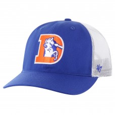 Бейсболка Denver Broncos 47 Royal/White Team Unstructured Trucker
