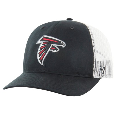 Бейсболка Atlanta Falcons 47 Black/White Team Unstructured Trucker