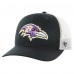 Бейсболка Baltimore Ravens 47 Black/White Team Unstructured Trucker
