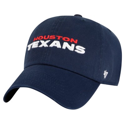 Бейсболка Houston Texans 47 Navy Clean Up Team Script