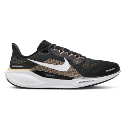 Unisex New Orleans Saints Nike Black Zoom Pegasus 41 Running Shoes