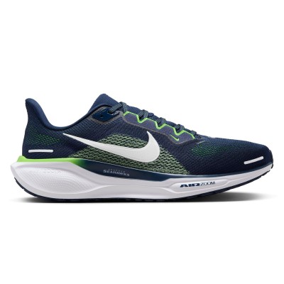 Unisex Seattle Seahawks Nike Navy Zoom Pegasus 41 Running Shoes