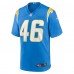 Игровая джерси Zander Horvath Los Angeles Chargers Nike  Game -  Powder Blue