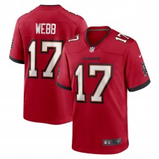 Игровая джерси Raleigh Webb Tampa Bay Buccaneers Nike  Game -  Red