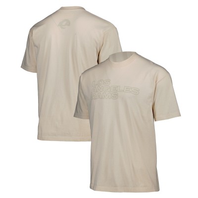Unisex The Wild Collective x Los Angeles Rams Cream Rams Basics Collection T-Shirt