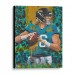 Trevor Lawrence Jacksonville Jaguars Stretched 16 x 20 Embellished Canvas Giclee Print - Art by Cortney Wall