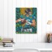 Trevor Lawrence Jacksonville Jaguars Stretched 16 x 20 Embellished Canvas Giclee Print - Art by Cortney Wall