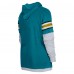 Jacksonville Jaguars New Era Teal Twofer Long Sleeve Hooded T-Shirt