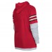 Arizona Cardinals New Era Cardinal Twofer Long Sleeve Hooded T-Shirt