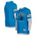 Футболка Carolina Panthers New Era Blue Twofer Long Sleeve Hooded