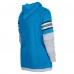 Футболка Carolina Panthers New Era Blue Twofer Long Sleeve Hooded