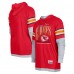Футболка Kansas City Chiefs New Era Twofer Long Sleeve Hooded - Red