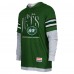 Футболка с длинным рукавом с капюшоном New York Jets New Era Twofer - Green