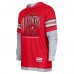 Футболка с длинным рукавом с капюшоном Tampa Bay Buccaneers New Era Twofer - Red