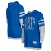 Indianapolis Colts New Era Royal Twofer Long Sleeve Hooded T-Shirt