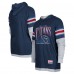 Футболка с длинным рукавом с капюшоном Tennessee Titans New Era Twofer - Navy
