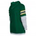 Футболка Green Bay Packers New Era Green Twofer Long Sleeve Hooded