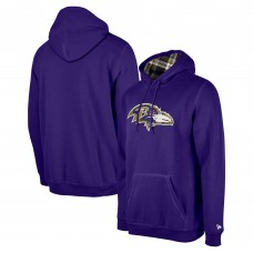 Толстовка Baltimore Ravens New Era Purple 3rd Down Plaid